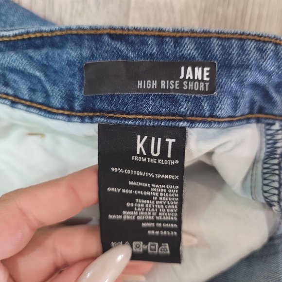 Kut from the cloth Jane highrise cut off denim shorts size 20W plus size - Picture 4 of 5